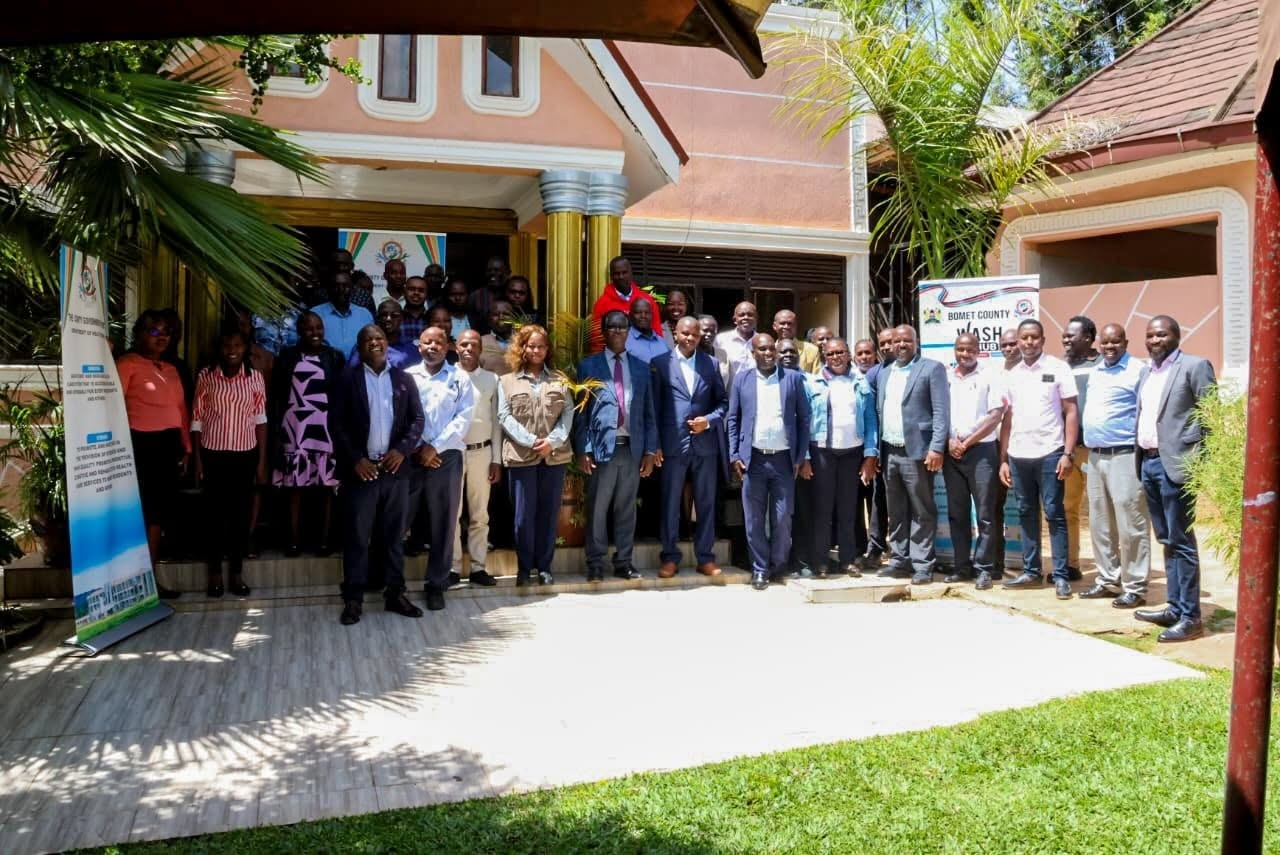  Public Health Officers (PHOs) from Nandi and Bomet counties commenced an engaging Climate-Resilient Community-Led Total Sanitation (CR-CLTS) training aimed at accelerating the elimination of open defecation.