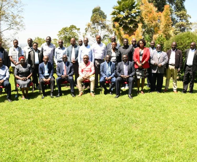 KWASH Team Pays Courtesy Call to West Pokot Governor.