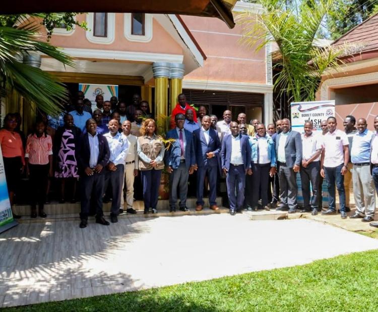 Public Health Officers (PHOs) from Nandi and Bomet counties commenced an engaging Climate-Resilient Community-Led Total Sanitation (CR-CLTS) training aimed at accelerating the elimination of open defecation.